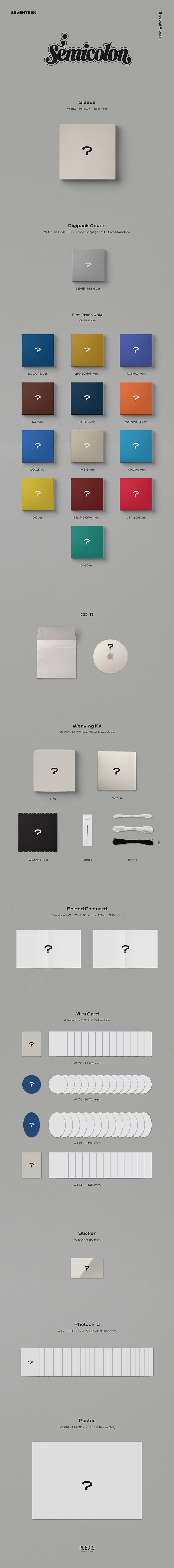 ktown4u.com : Seventeen - Special Album [Semicolon] (Random Ver.)