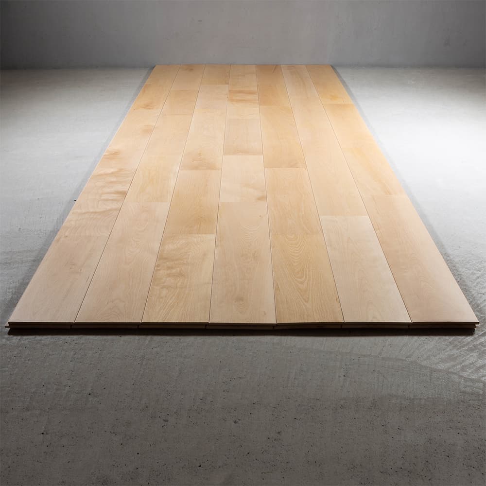 無垢フローリング「Vivid Wide バーチ（UV）」UVウレタンクリア仕上げ