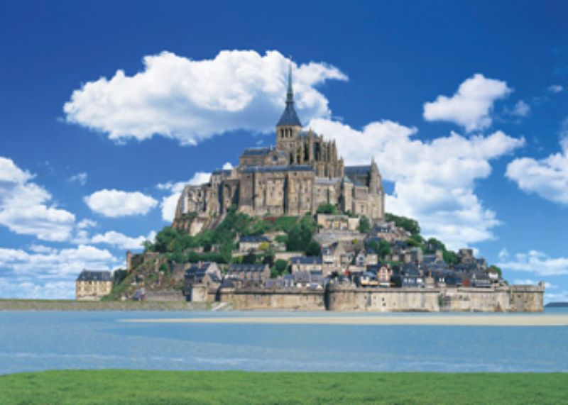 □3000スモールピースジグソーパズル モン・サン・ミッシェルとその湾
