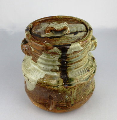 栗山園オンライン通販部 / 【出物】 美濃伊賀水指 加藤芳右衛門 蓋直し