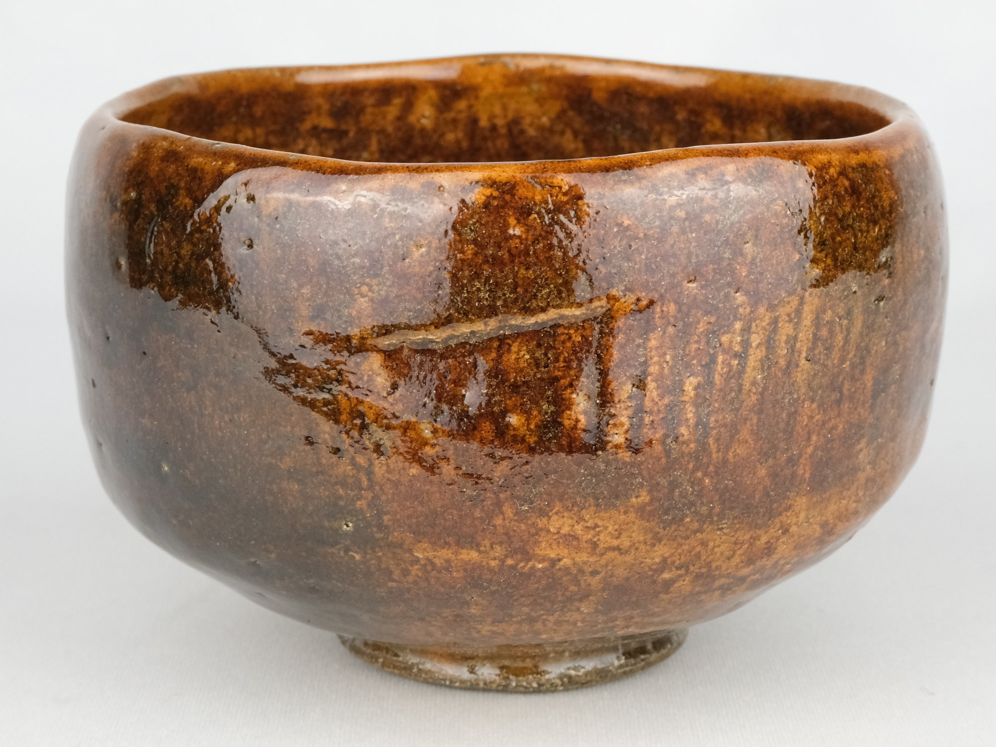 栗山園オンライン通販部 / 【出物】 飴茶碗 大樋年朗（10代大樋長