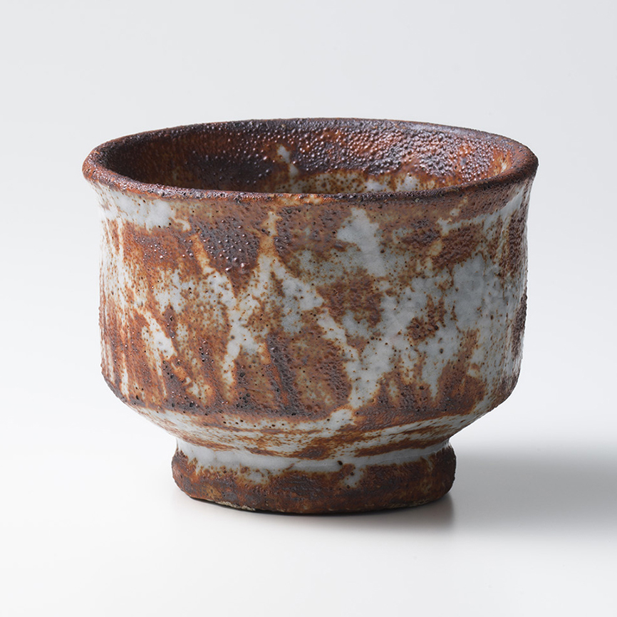 ☆ 北大路魯山人 志野盃 温かみある一品です☆y613 ☆ 北大路魯山人