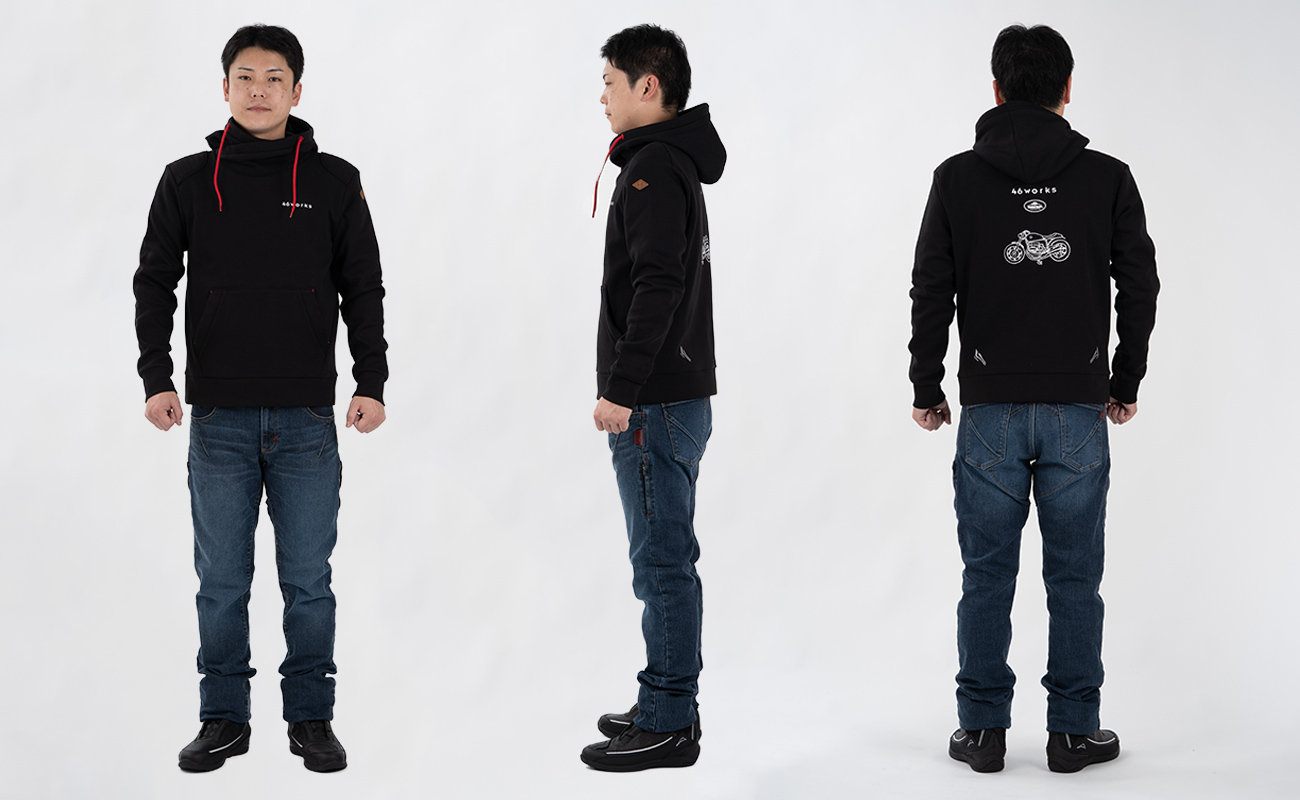 K-1346W 46worksプルアップパーカー バイク用品のクシタニ｜KUSHITANI