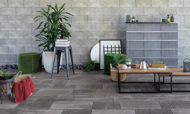 石調 大判敷ブロック グラディエ | 久保田セメント工業株式会社