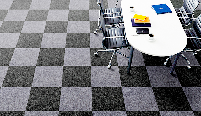 裏ノリ付タイルカーペット｜共同カイテック株式会社