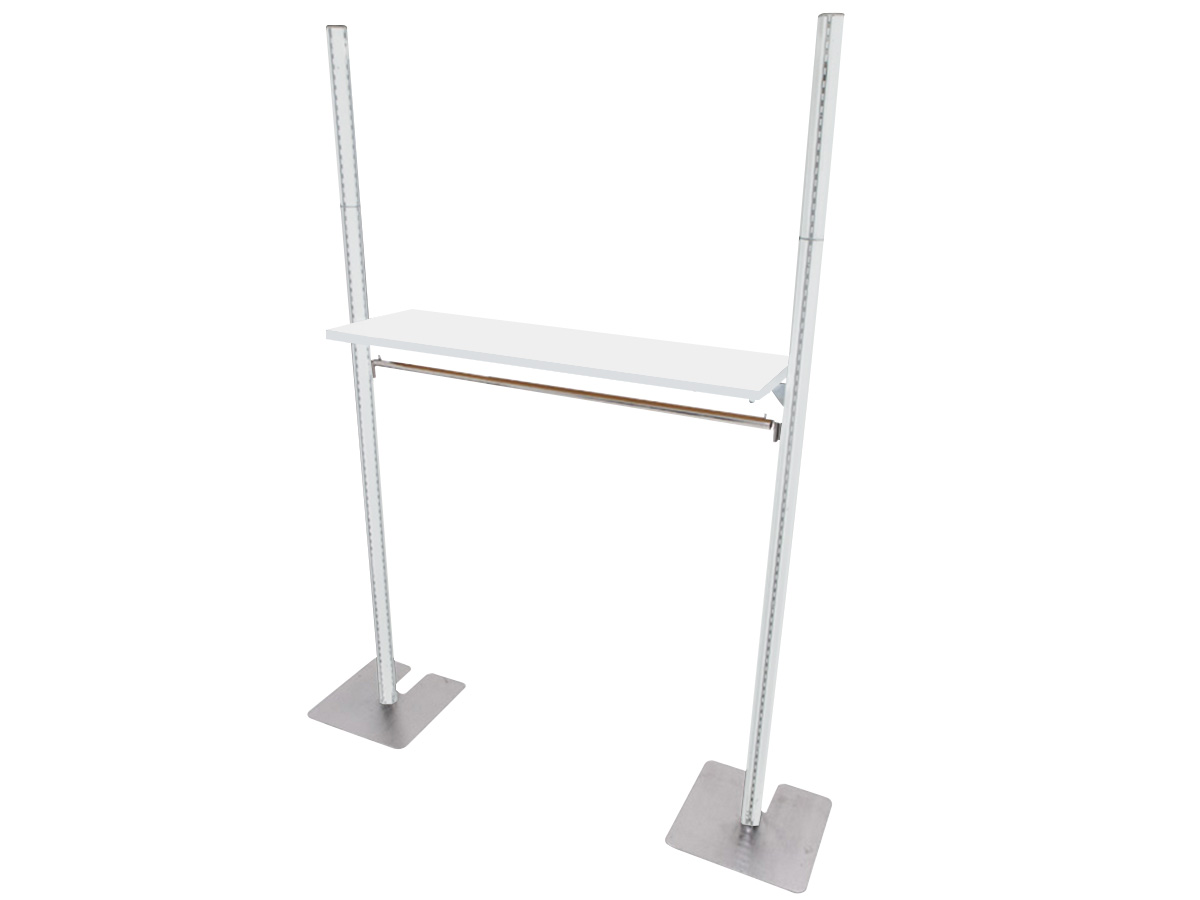 ポール什器カスタムセット(八角形/白) レンタル - 東京 大阪 名古屋