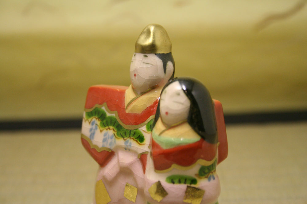 609 ひな 香合 桂楽 茶道具 小物入れ 古物 茶道 雛様 お雛様 609 ひな