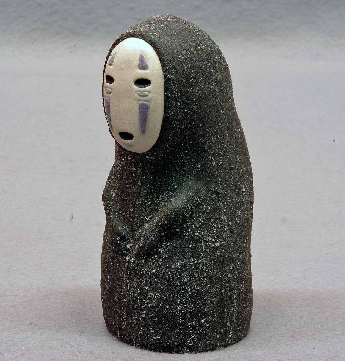 千と千尋の神隠しカオナシ信楽焼 明山窯作