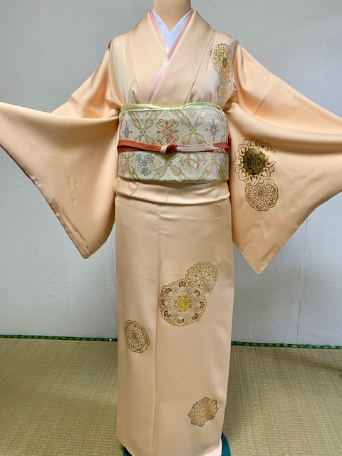 訪問着レンタル：最高級 金彩箔 訪問着（正倉院華紋）