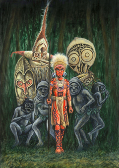 諸星大二郎 原画展 マッドメンの世界 | HP2016 京都国際マンガ