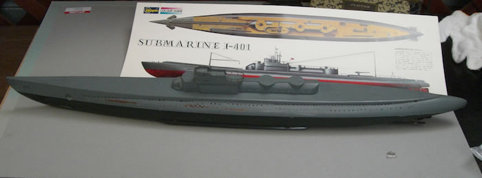 木製模型 1/160 潜水艦「伊401」