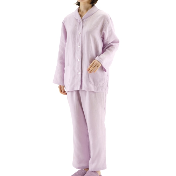 5660ガーゼパジャマ 婦人M