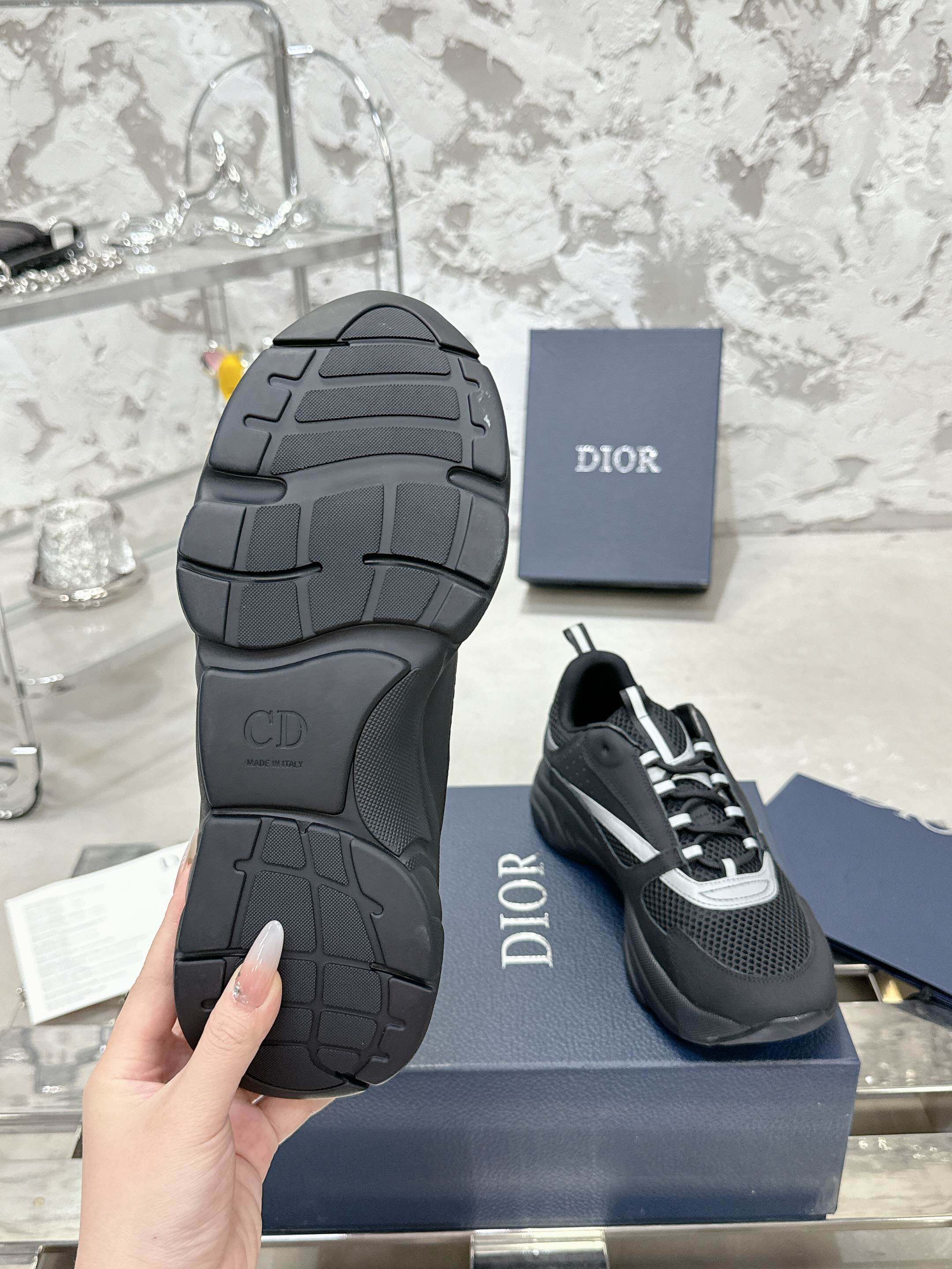 Dior B22 Light Blackout Corc Sneaker – HolloMen