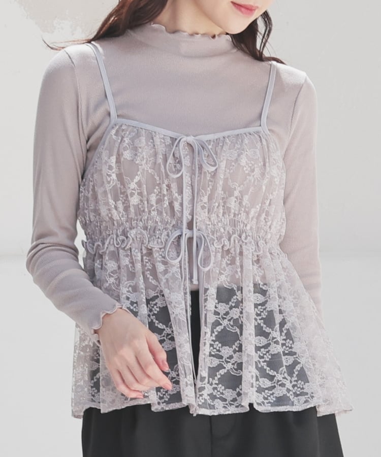 レースキャミソール: トップス｜ハニーズ公式通販