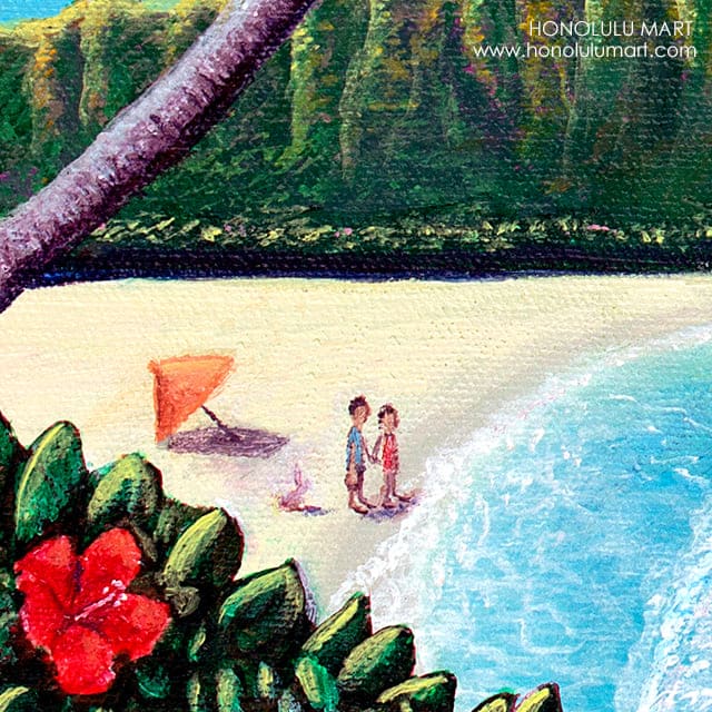 ダイヤモンドヘッドの絵 | ハワイアン雑貨通販ホノルルマート