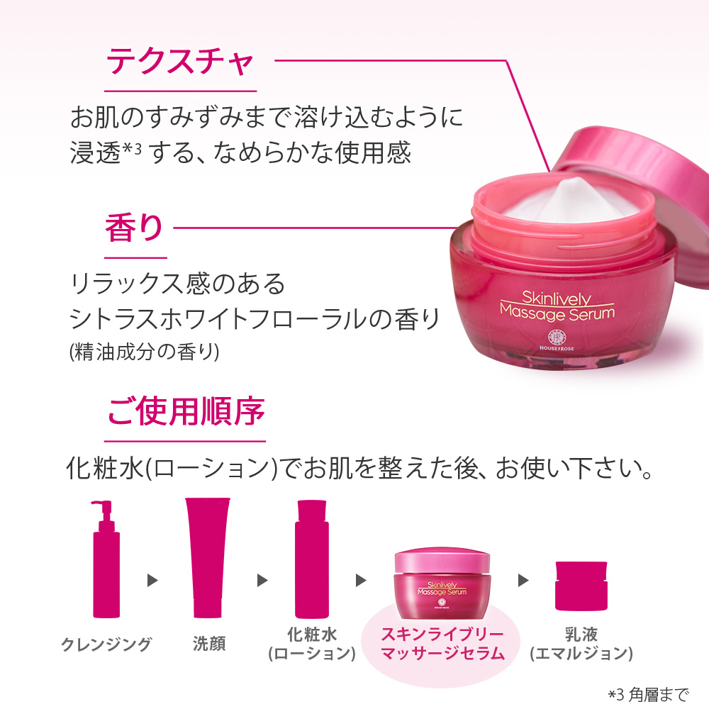 スキンライブリー マッサージセラム 50g