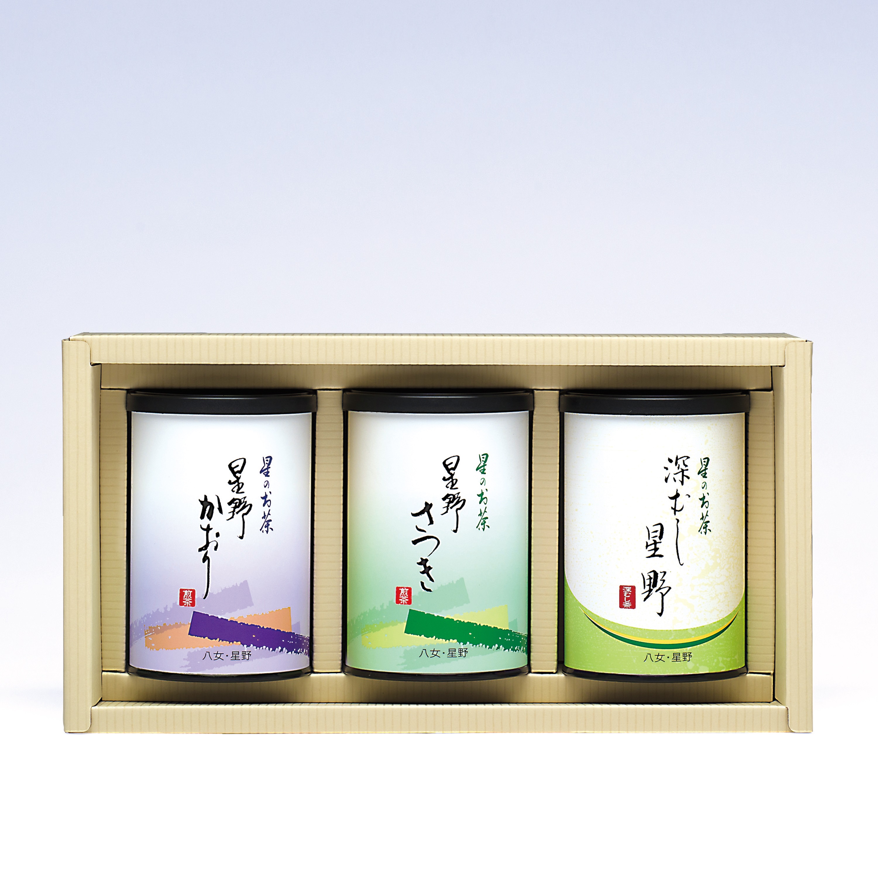 星野製茶園 オンラインショップ / 星-20 100g缶3本入 （煎茶）星野