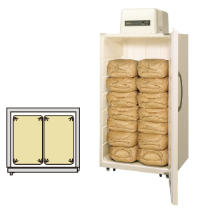 冷凍冷蔵機器(業務用冷蔵庫・冷凍庫) 玄米保冷庫 HRA-14GD1｜業務用の