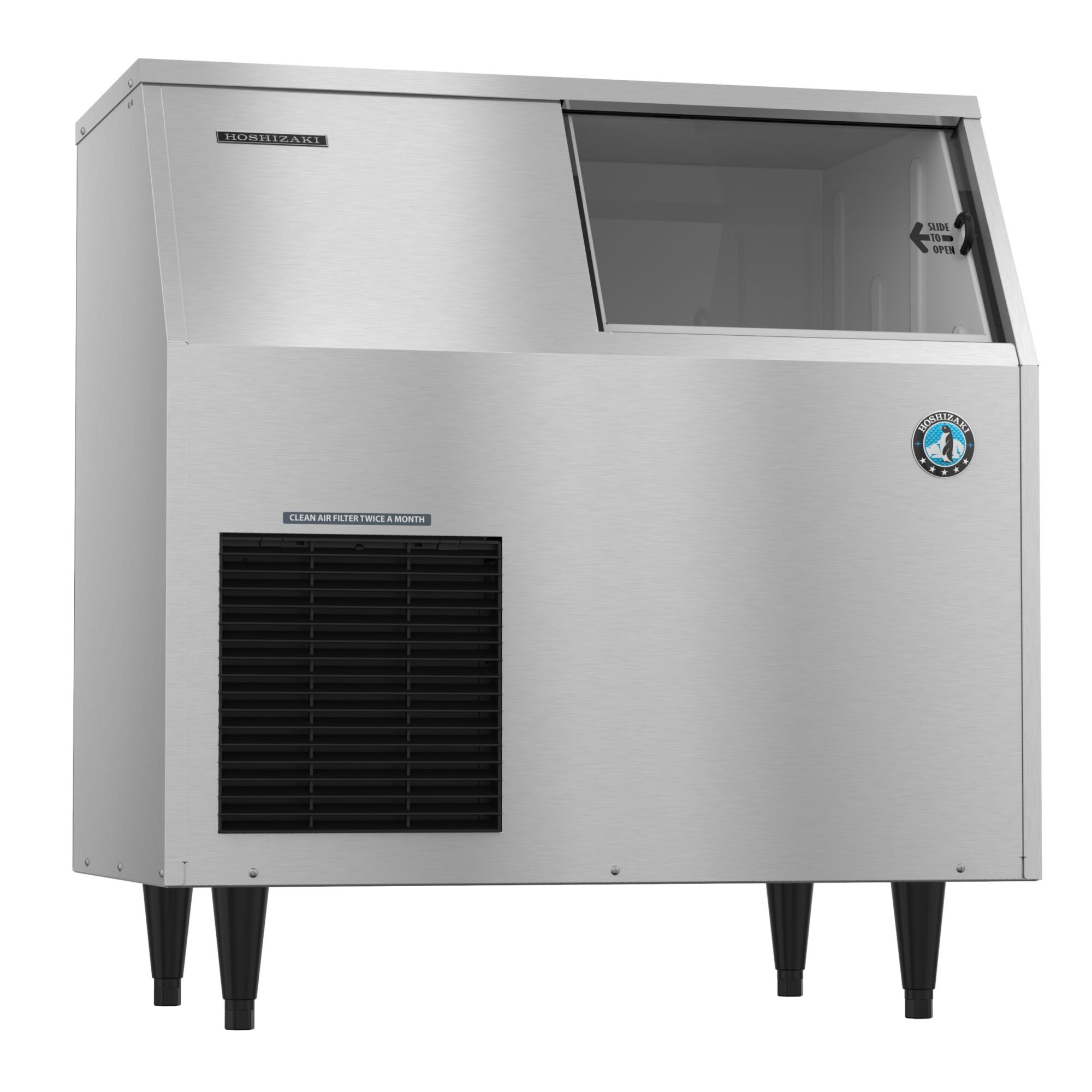 F-500BAJ, Flaker Icemaker, Air-cooled, Built in Storage Bin