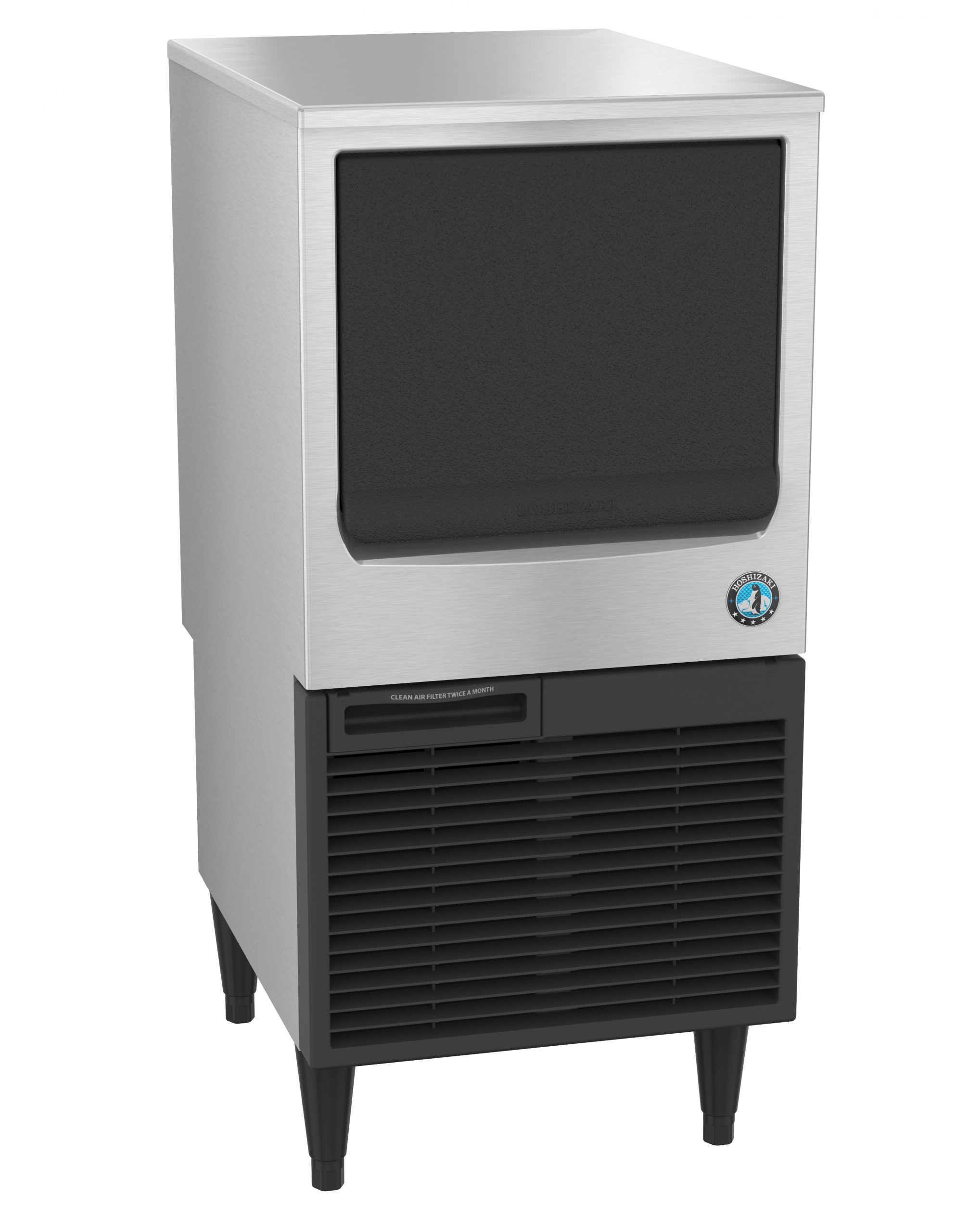 KM-61BAH, Crescent Cuber Icemaker, Air-cooled, Built in Storage