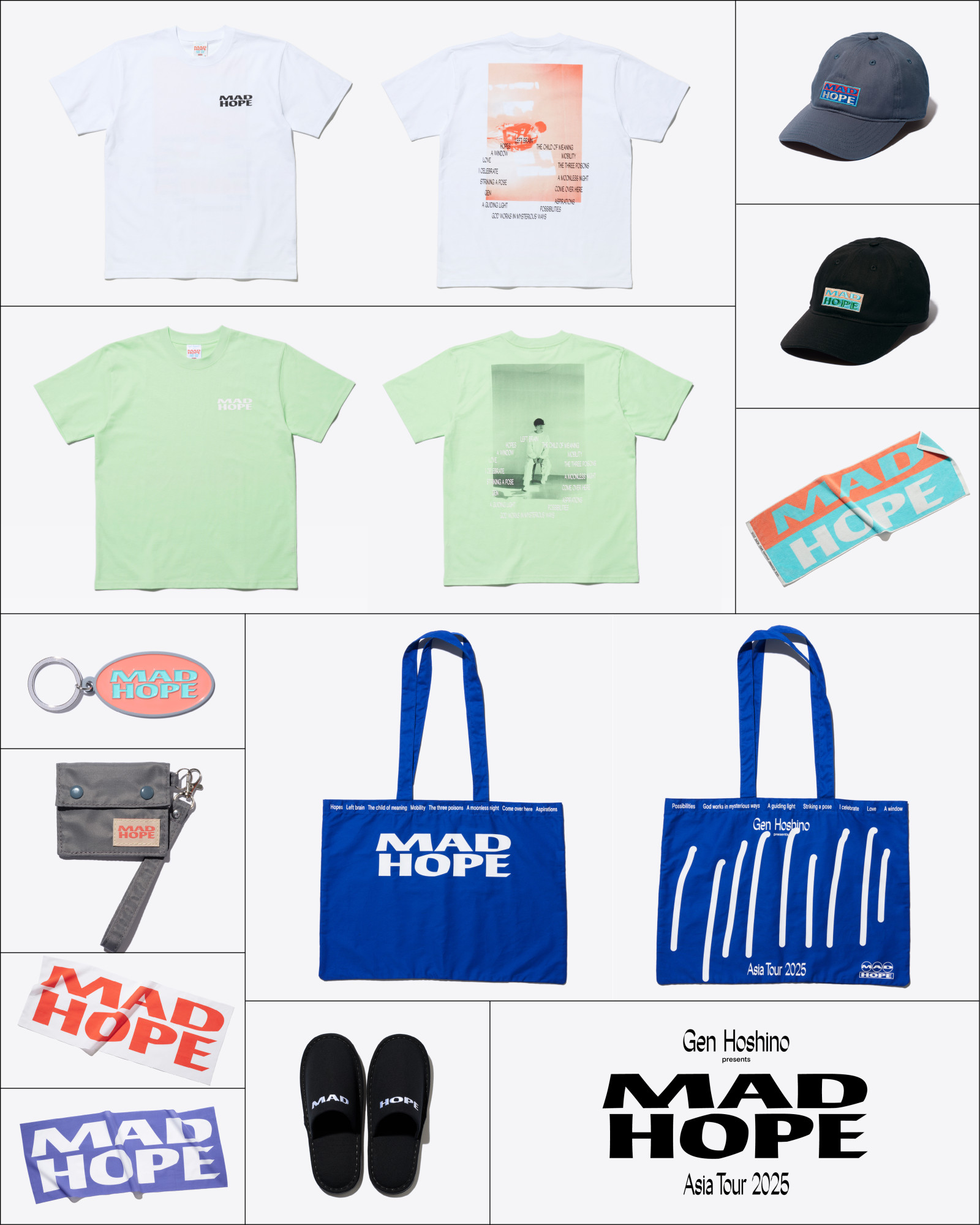 Gen Hoshino presents MAD HOPE Asia Tour」公式ツアーグッズ