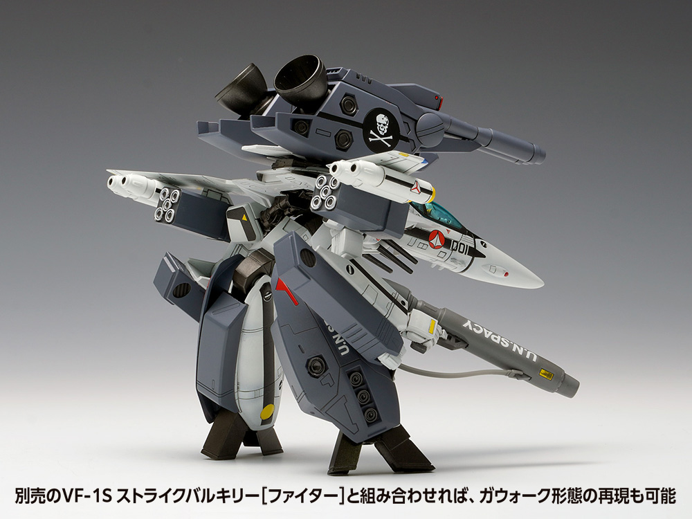 VF-1S ストライクバルキリー［バトロイド］一条輝 機、ロイ