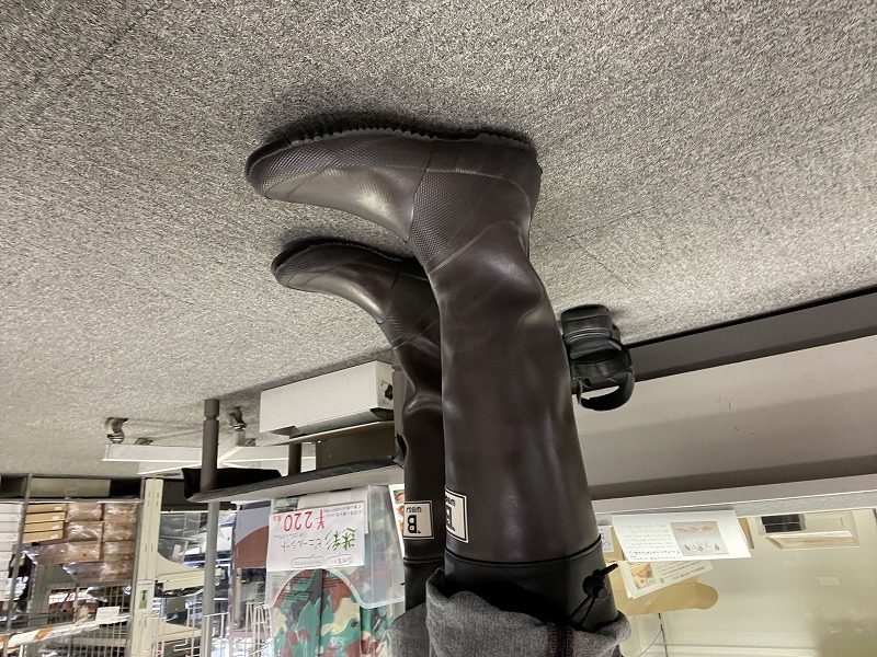 日本野鳥の会 バードウォッチング長靴 ハードタイプ（ダークブラウン