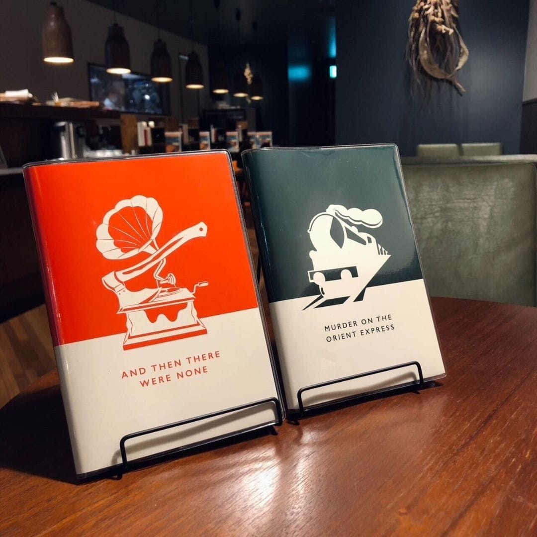 ノート B6 6mm横罫 読書日記 アガサ・クリスティー そして誰もい