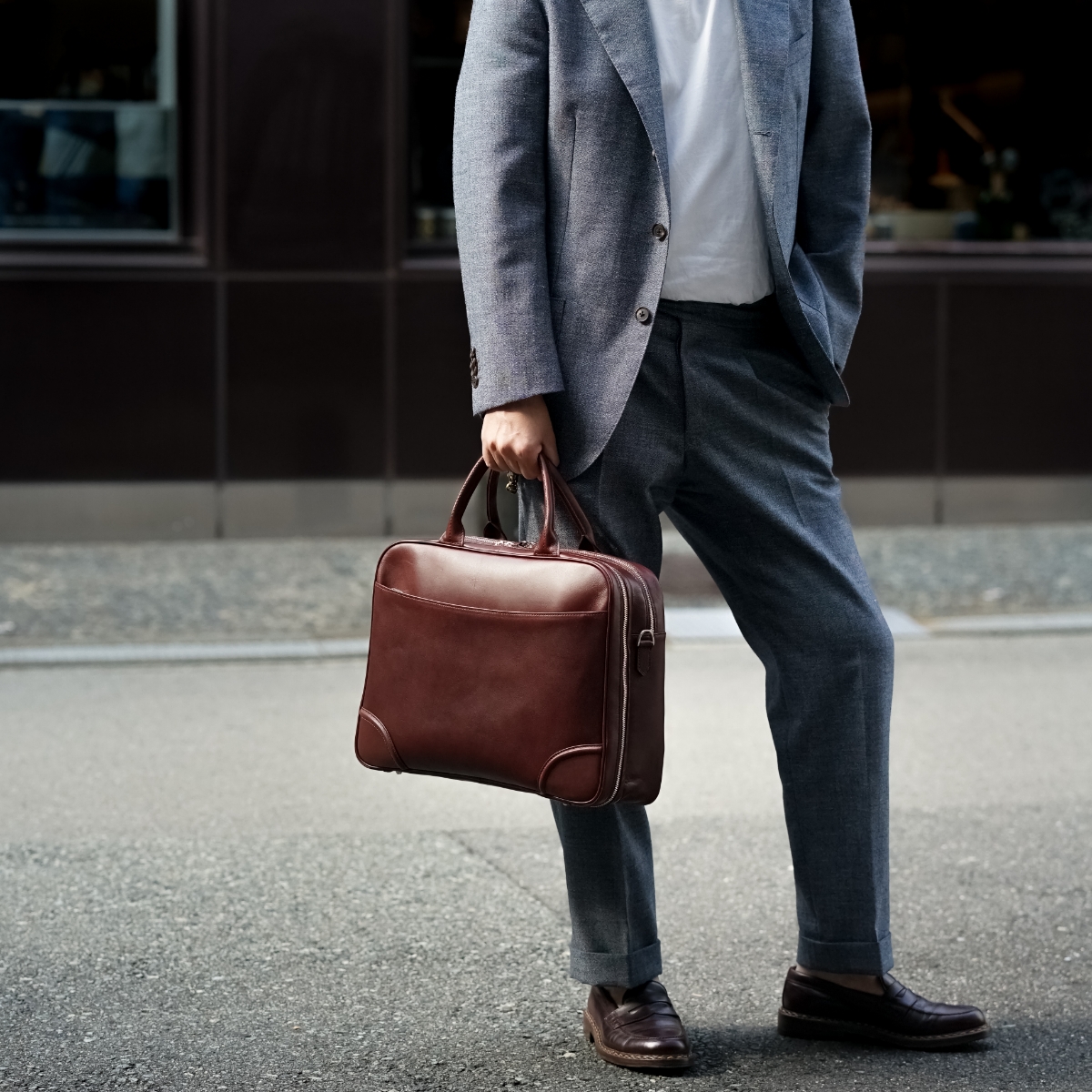 FIVE WOODS 【PLATEAU】ブリーフケース W | 株式会社 林五