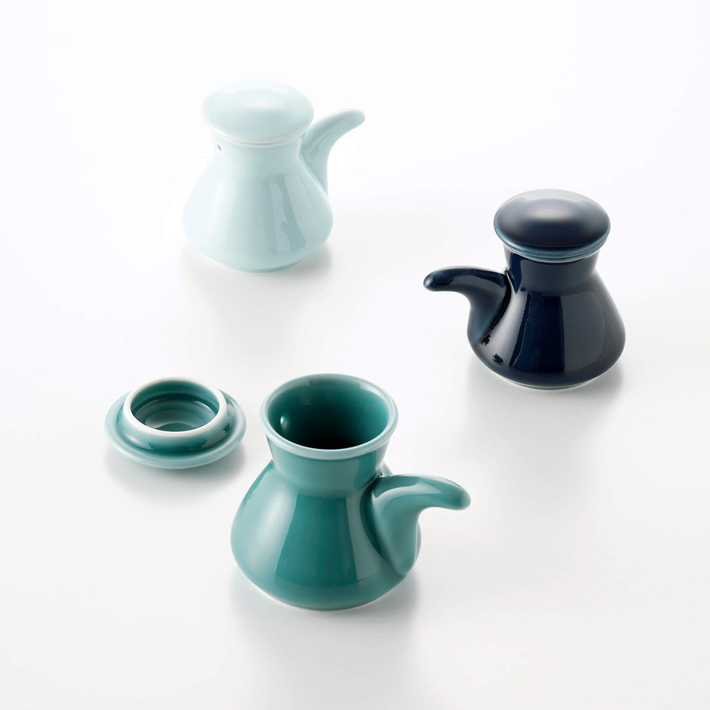 フラスコ しょうゆさし 白磁 | 白山陶器直営オンラインストア