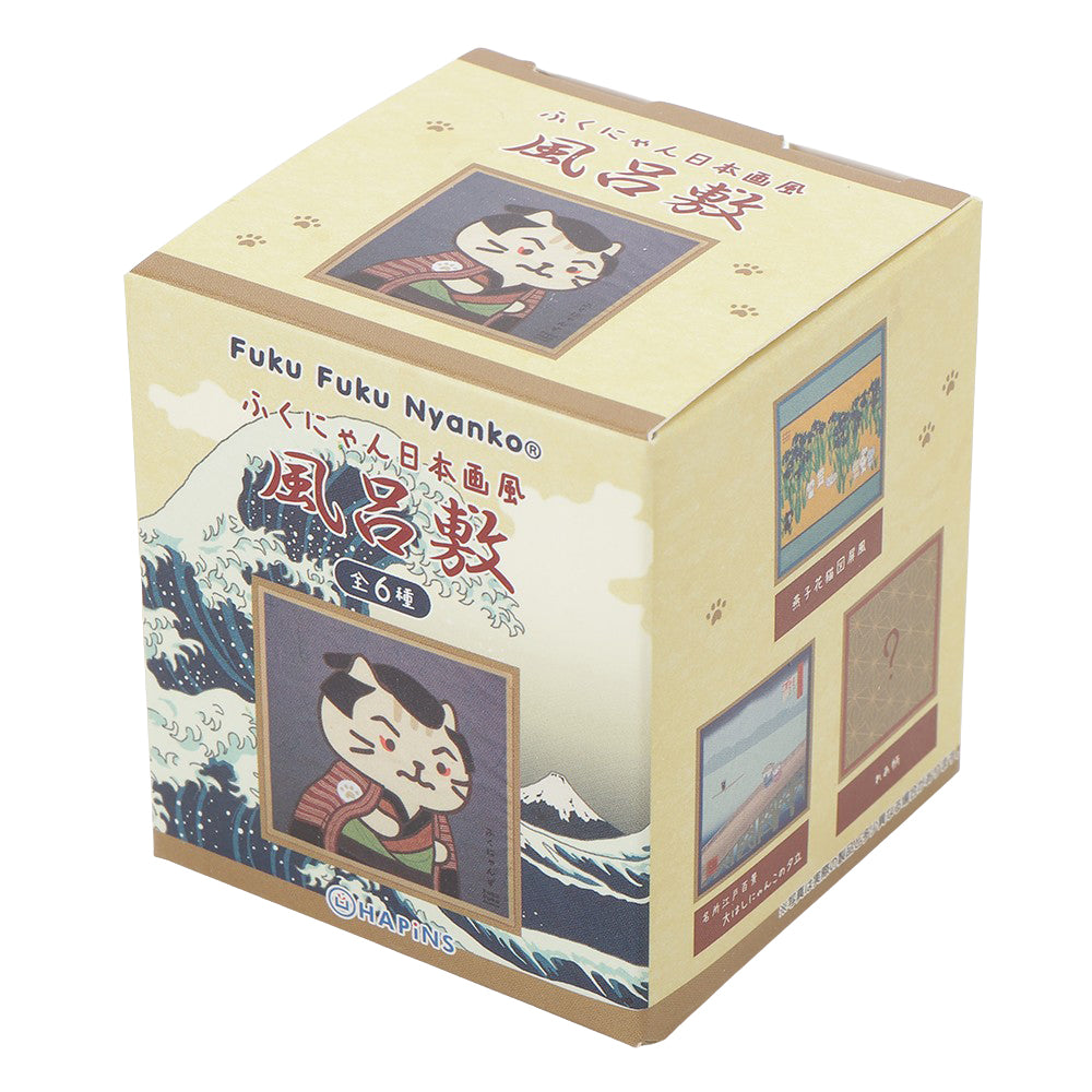 ふくふくにゃんこ 日本画風風呂敷【ガチャガチャ販売】 – HAPiNS