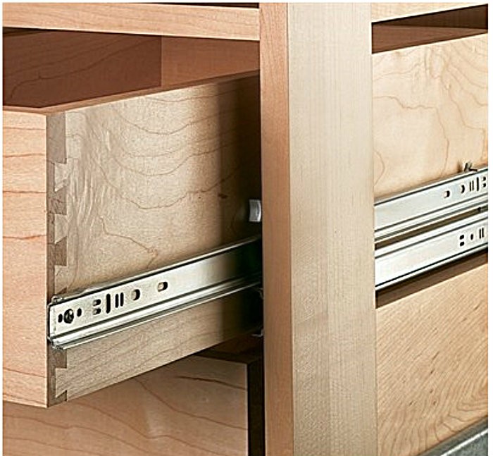 Buy the Knape & Vogt 1300P ZC 22 Drawer Slide/Side Track - Zinc