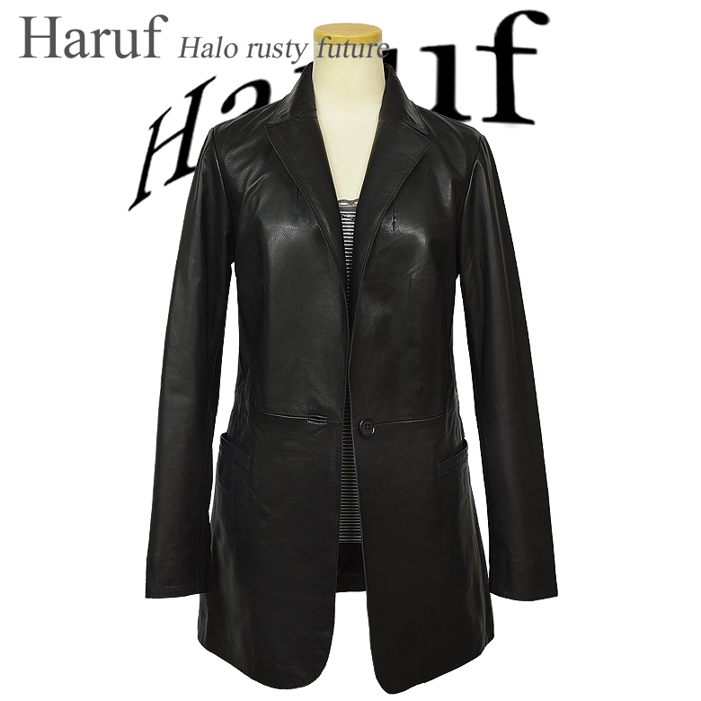 ハーフコート レザーコート チェスターコート レディース 本革 革