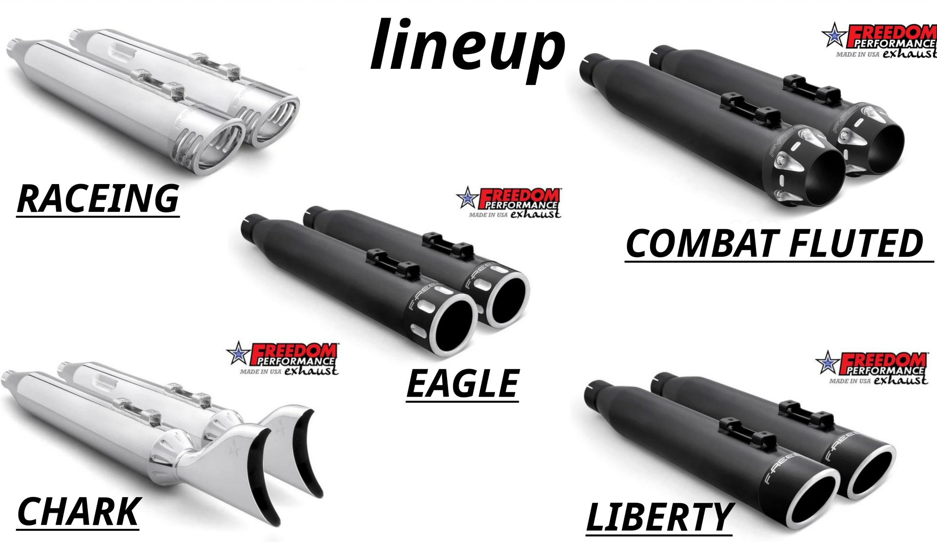 ハーレーブレイクアウト/ファットボーイを唯一無二の左右2本出し