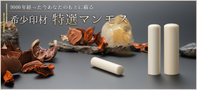 マンモス - 印鑑・ハンコの専門店 平安堂