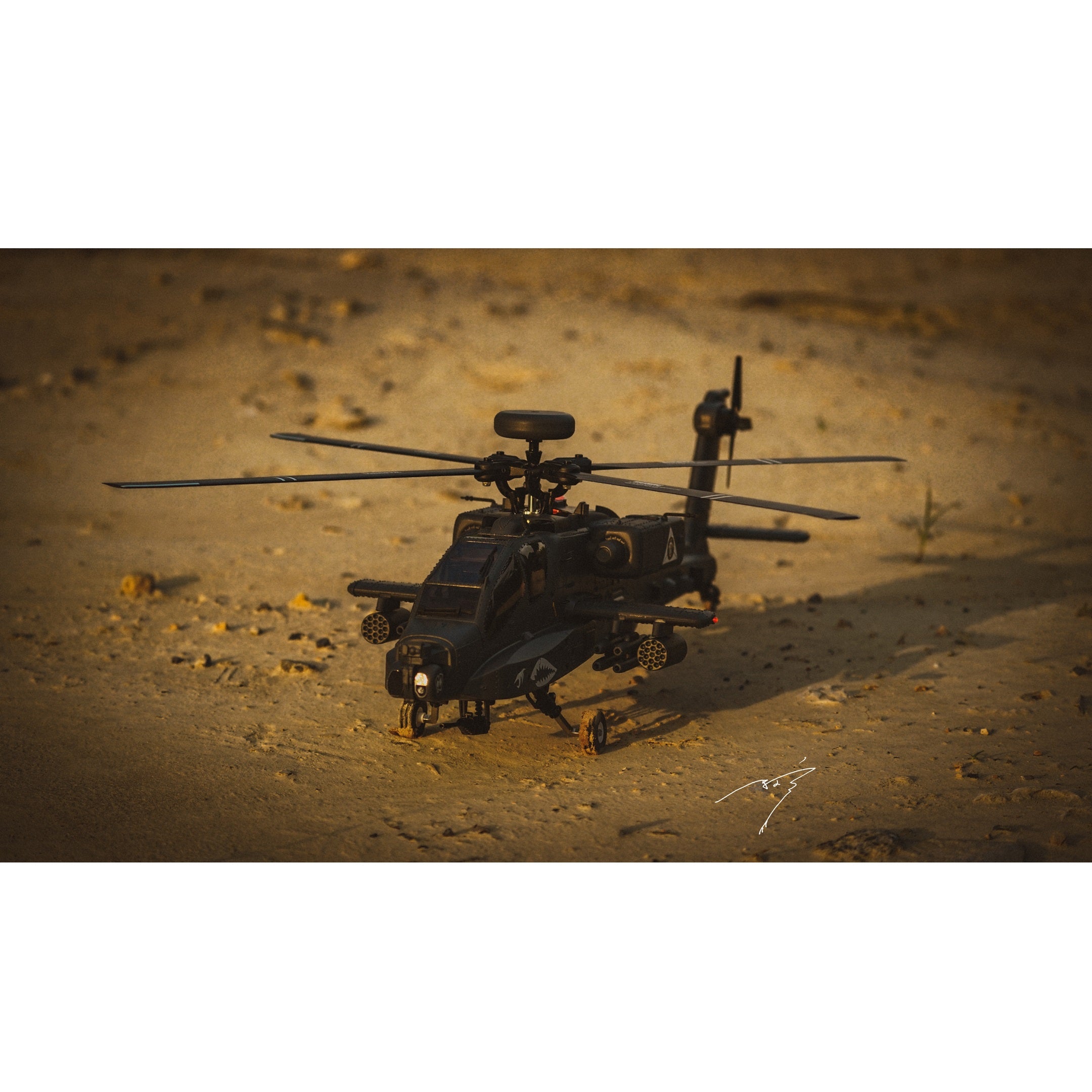 Yu Xiang F11S AH-64 Scale GPS Helicopter – HeliDirect