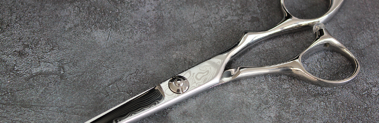 ヘブンスシザー セニング 30%メガネタイプ ダマスカス鋼 ヘブンス