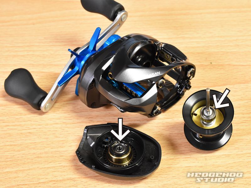 シマノダイワ・アブ） ベイトリールのベアリング交換方法 - リール