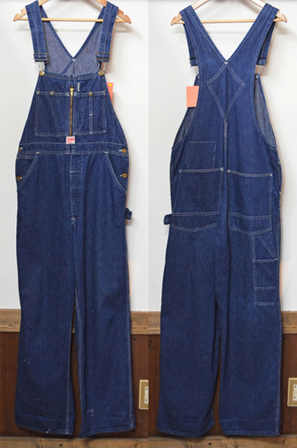 50's CROWN デニムオーバーオール - used&vintage box Hi-smile