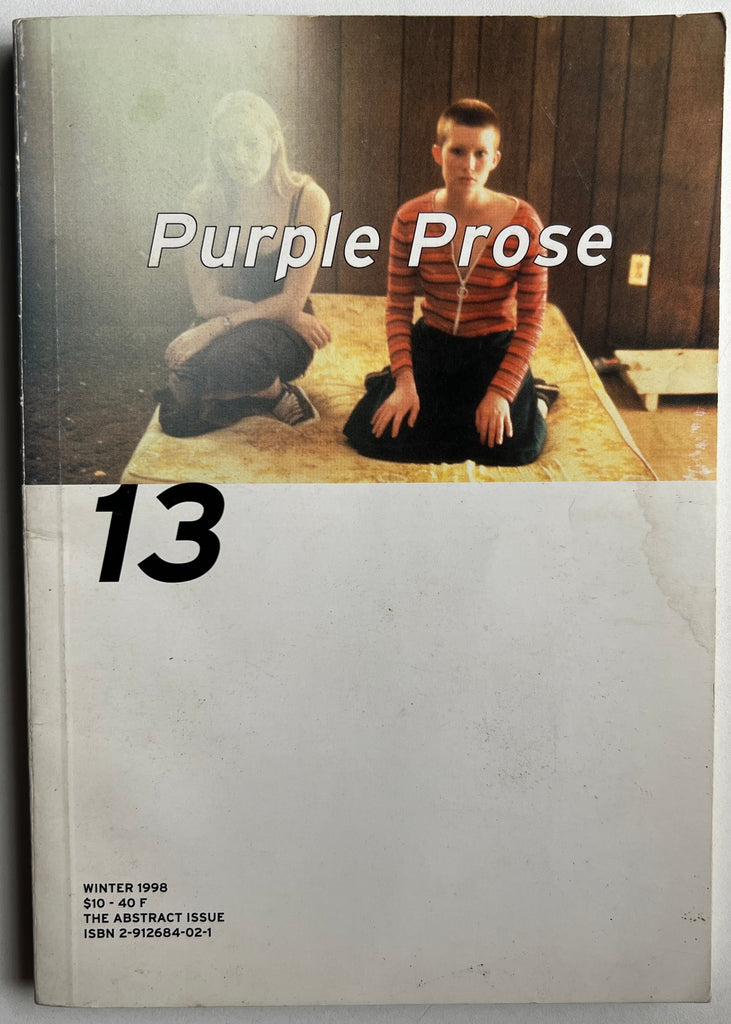 Purple Prose 13: Winter 1998 / The Abstract Issue – High Valley Books