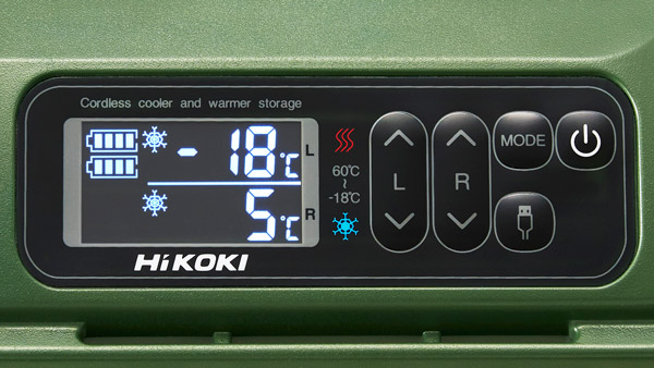 HiKOKI/ハイコーキ コードレス冷温庫 UL18DB（NMG
