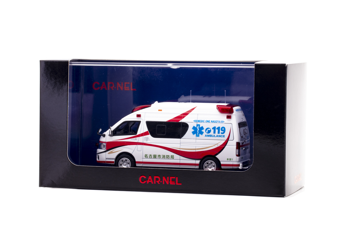 1/43 トヨタ ハイメディック 2023 愛知県名古屋市消防局高規格救急車