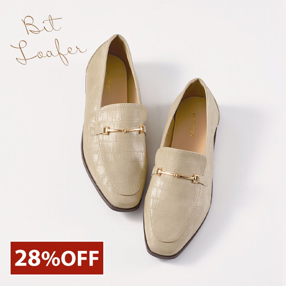 レディースビット付ローファー(やわらかアッパー)【22.5～26.0cm