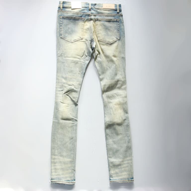 mnml,ミニマル X201″ラインストーン stretch skinny denim blue/