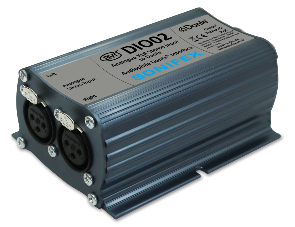 AVN-DIO09 Dante®対応 マイク入力IO BOX - Sonifex - ヒビノインター