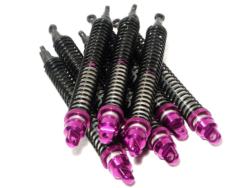 A712 ALUMINUM THREADED SHOCK SET (104-162mm/8pcs)