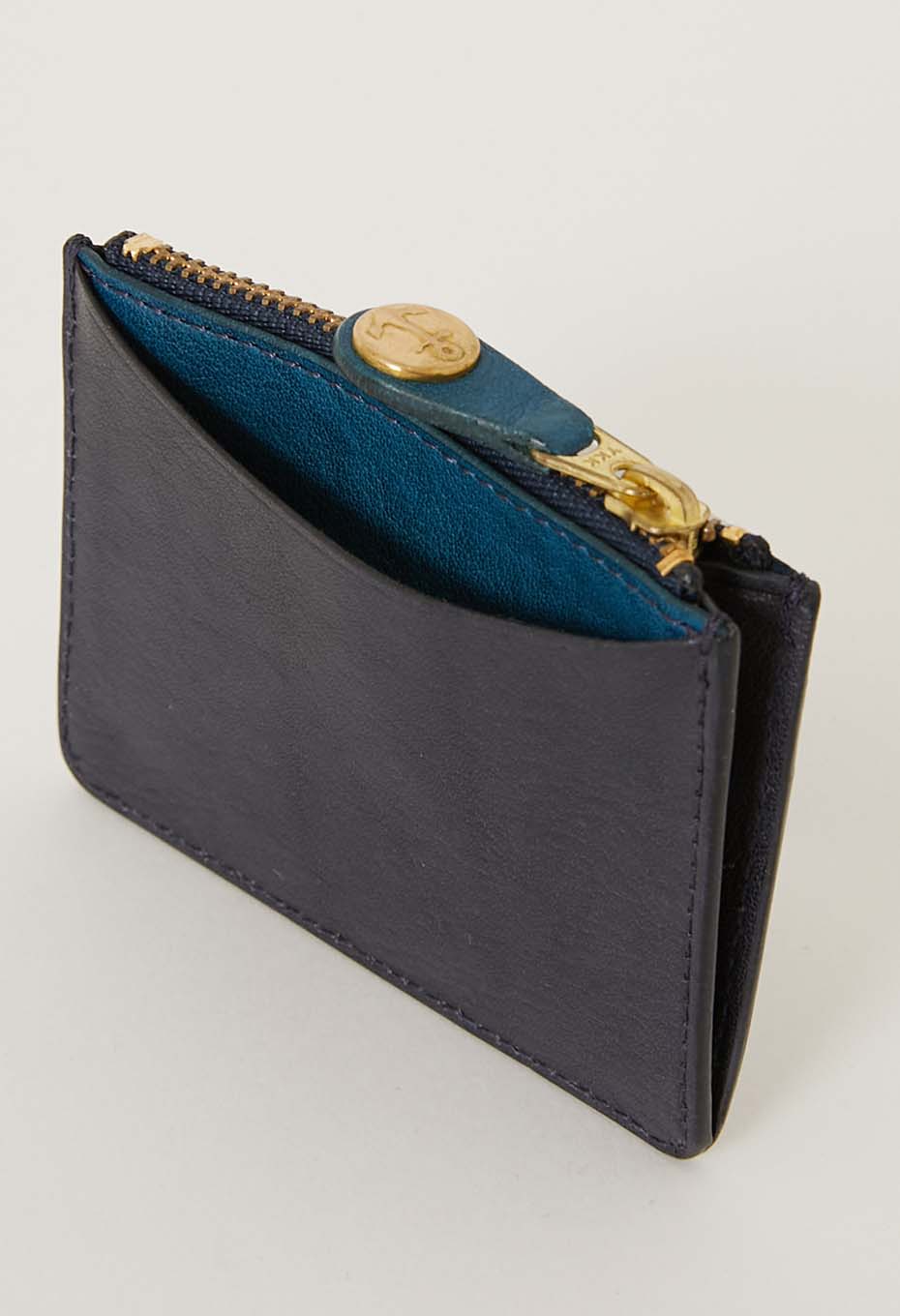 Damasquina インディゴレザー ミニマム ウォレット | DAMASQUINA