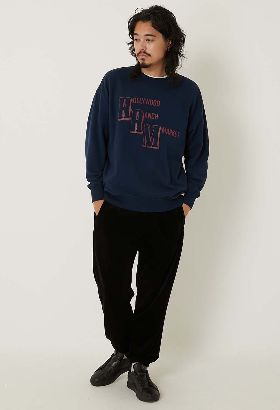 HRM3ステップ プリント クルーネックスウェット | HOLLYWOOD RANCH
