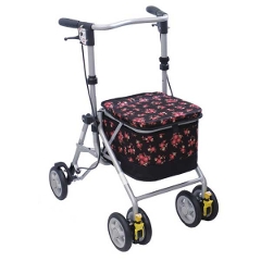 島製作所】四輪歩行器 シンフォニースリムBOX | 手押し車 通販の