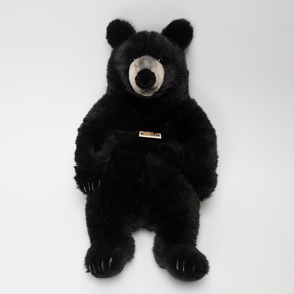 4603 ソフトブラックベア（大）：おもちゃ：百町森